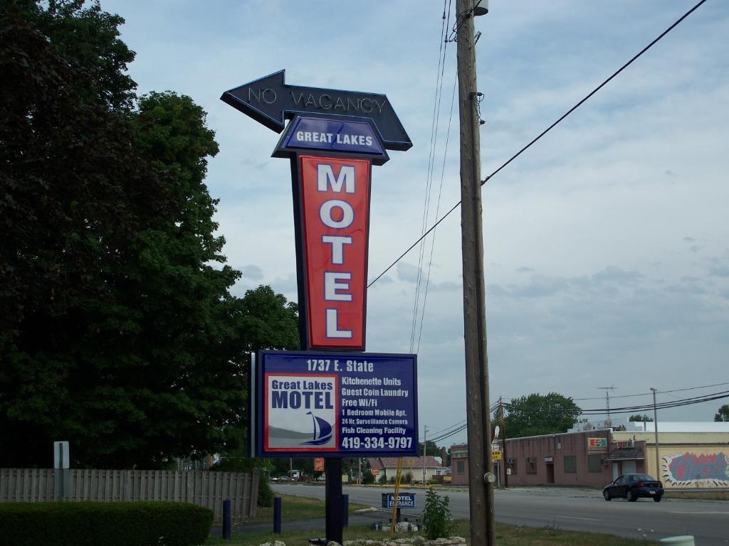Great Lakes Motel Fremont Zewnętrze zdjęcie