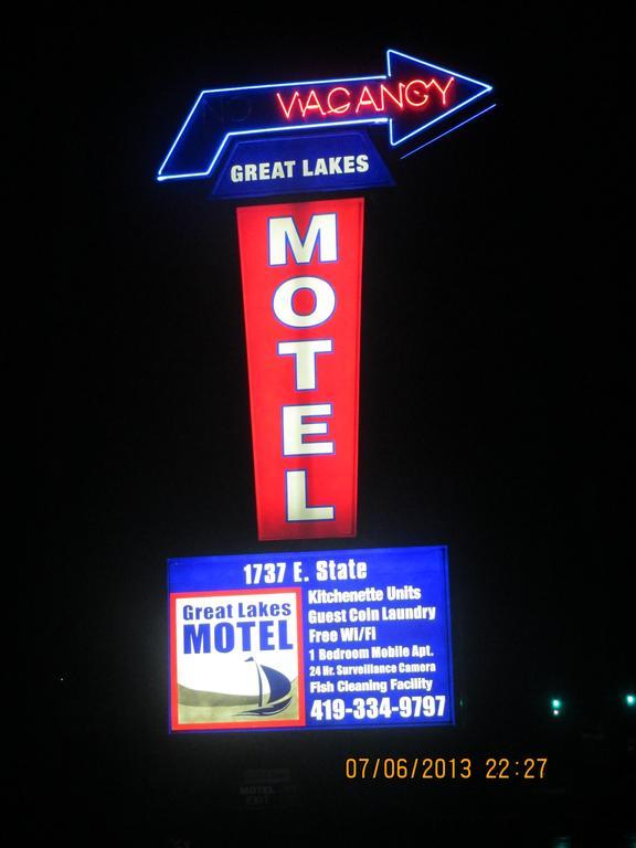 Great Lakes Motel Fremont Zewnętrze zdjęcie