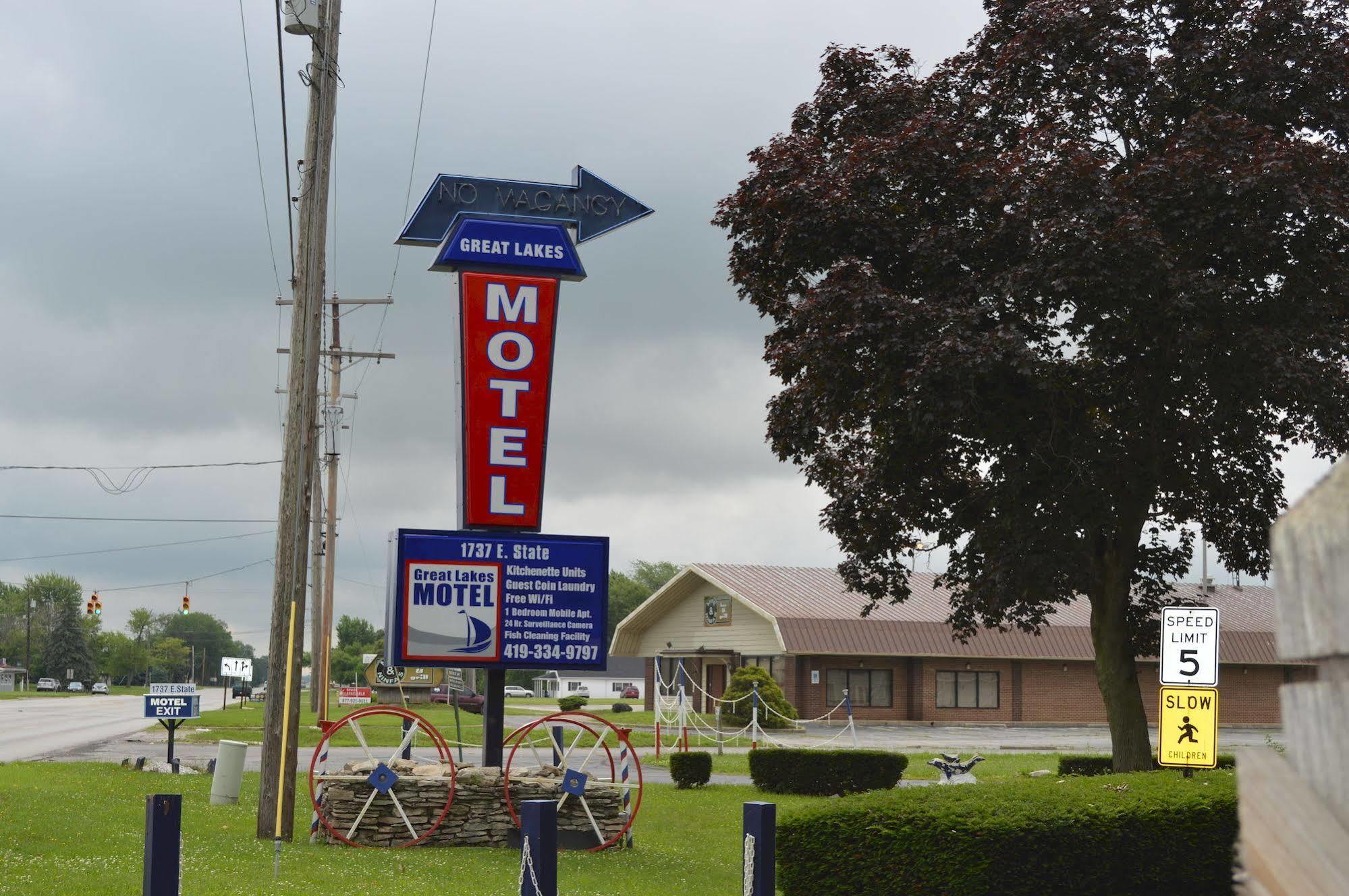 Great Lakes Motel Fremont Zewnętrze zdjęcie