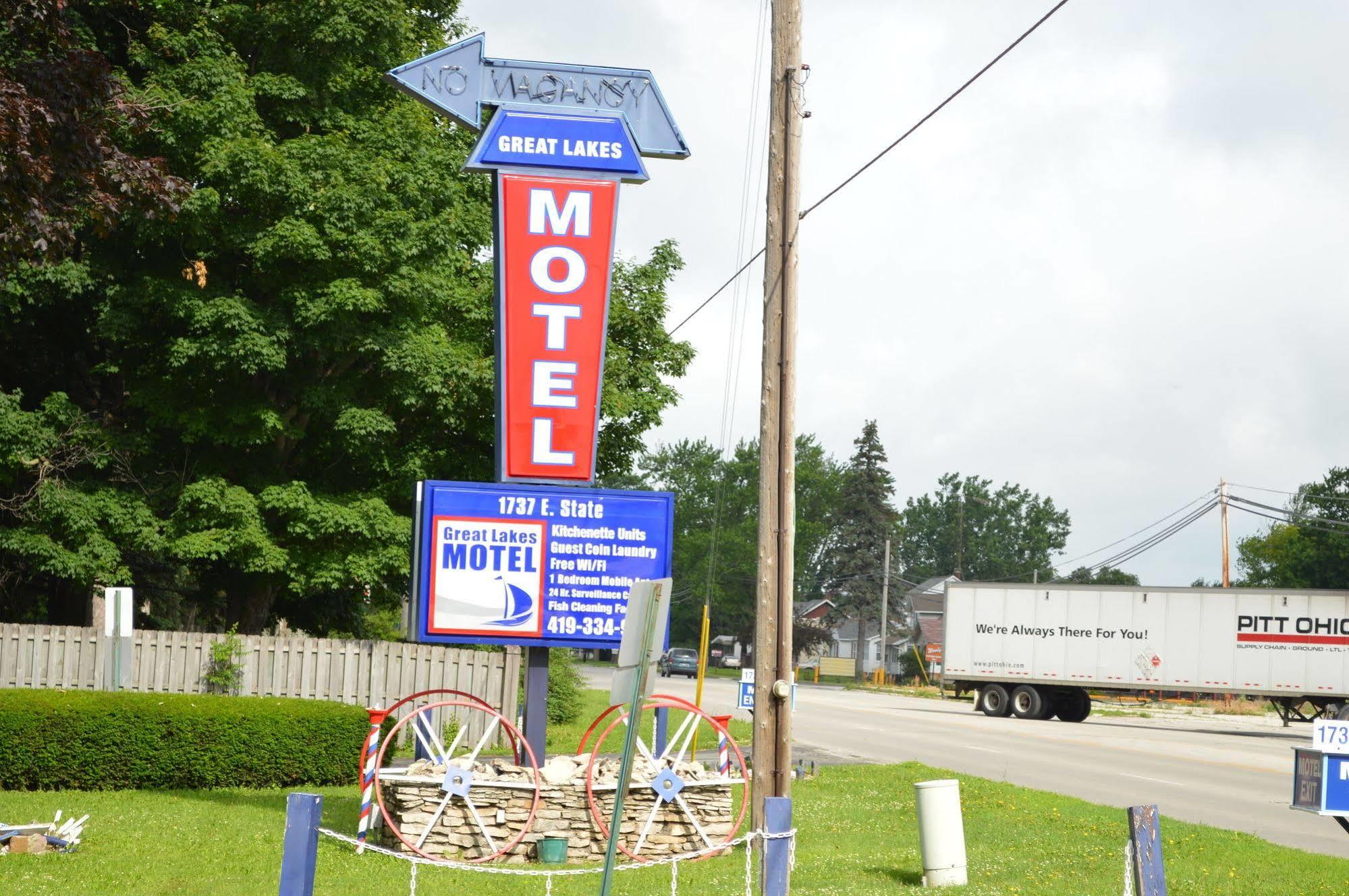 Great Lakes Motel Fremont Zewnętrze zdjęcie